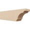 Ekena Millwork 6in. W x 8in. H x 28in. L Pescadero Woodgrain TimberThane Rafter Tail, Primed Tan RFTUR06X08X28PECRCPR - alternate 1